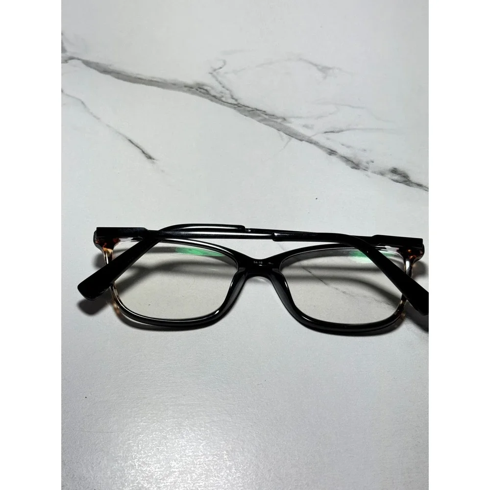 Chelsea Morgan CM 20214 Black Tortoise Rectangular Eyeglasses Frames 54-16-145
